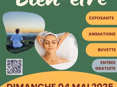 affiche salon du bien être locmiquelic 2025